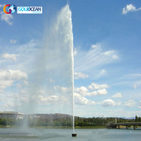 FREE DESIGN Fontaine d'eau flottante à jet super élevé pour lac