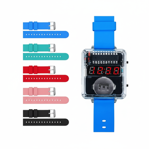 Arduino LED DIY Electronic Watch <b>Kit</b> Digital Tube Clock PCB Mounting Soldering Assembly <b>Educational</b> <b>Maker</b> <b>Board</b> - Product Image 1