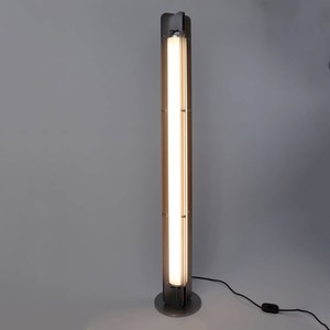 Lámpara de Pie Estilo Industrial Bauhaus con Fuente de Luz LED, Acero Inoxidable, para Sala de Estar, Dormitorio, Estudio, Sala de Exposiciones - Product Image 1