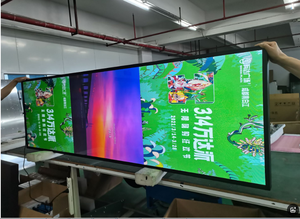 Barre en tôle tendue <span class=keywords><strong>de</strong></span> 35.4 pouces écran LCD Android Wifi numérique haute luminosité étagère LCD écran publicitaire - Product Image 5