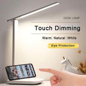 <span class=keywords><strong>LED</strong></span> masa lambası katlanabilir 3 modları dokunmatik karartma <span class=keywords><strong>USB</strong></span> çalışma lambası <span class=keywords><strong>Led</strong></span> şarj edilebilir masa lambası - Product Image 2