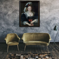 Classique Lady Portrait Peinture À L'huile À La Main Toile Art Romantique Femme Mur Décor pour La Maison Hôtel