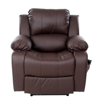 Canapé de massage individuel en cuir PU fonctionnel au design moderne avec télécommande et structure en bois et métal – Vente en gros usine