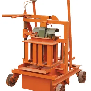 Mesin bata paving berongga, mesin QMR2-45 peletak telur untuk mesin blok pembuat bata tanah liat