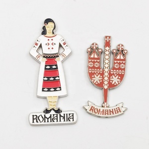 Aimants de réfrigérateur promotionnels en alliage de zinc personnalisés, souvenirs de voyage à la mode, vente en gros - Product Image 1