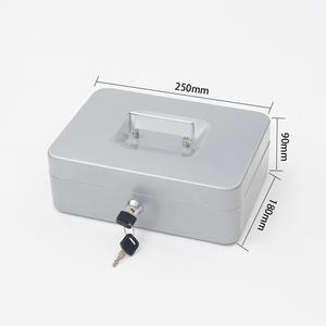 रचनात्मक क्रॉस-बॉर्डर बड़े प्लास्टिक यूरो सिक्का धन और प्रमुख लॉक मध्यम आकार धातु भंडारण के साथ उपहार बॉक्स - Product Image 3