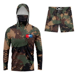 Traje de Pesca Impermeable con Capucha, Unisex, Personalizado, Transpirable, Protección UV UPF50+, Impresión por Transferencia de Calor, Spandex/Poliéster, para Exteriores - Product Image 4