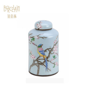 Porcellana di lusso Cinese decorazione vaso di fiori di porcellana prodotti per la casa decorativo vaso di <span class=keywords><strong>ceramica</strong></span> <span class=keywords><strong>blu</strong></span> per la decorazione domestica - Product Image 3