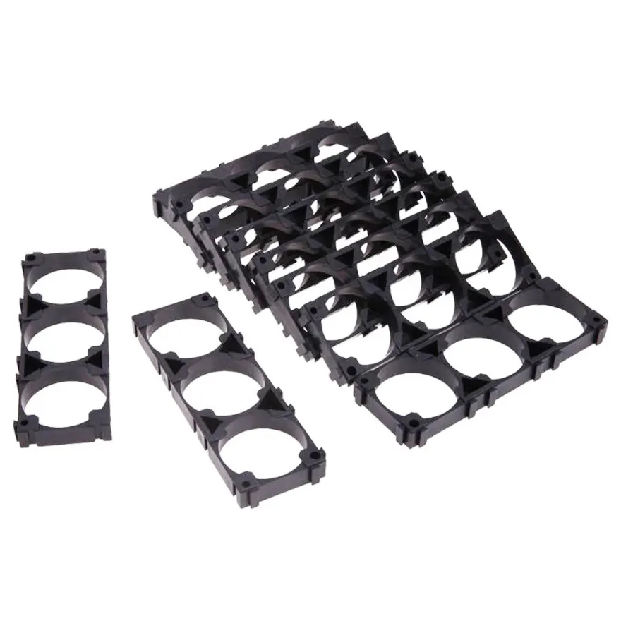 32650 Cell Holder 3P 32650 Battery Plastic Holders Bracket 18650/32700/32650 3P DIY Ebike 3S Lithium Battery Cell Holders Battery 26650