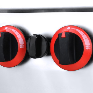 Masa üstü ticari gaz pişirme sobaları/amerikan tipi paslanmaz çelik gaz 2 büyük brülörler - Product Image 4