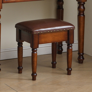 American Style Solid Wood Dressing <b>Table</b> With <b>Mirror</b> Bedroom Makeup <b>Vanity</b> Storage Cabinet - Product Image 3