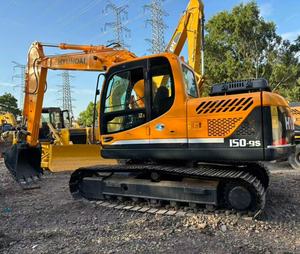 Excavatrice d'occasion Hyundai R150LC-9S d'origine, sûre et fiable, conforme aux normes EPA CE, 15 tonnes, R150 150-7, en stock - Product Image 1
