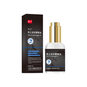 Huile de massage pour hommes à l'Epimedium 30ml avec extrait de Baizhutian et huile de pépins de raisin pour les soins intimes - Product Image 3