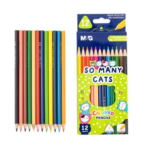 Tant de chats 12 pièces enfants dessin mignon Lapices De couleur crayons de couleur pour les enfants