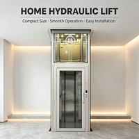 Fournisseur professionnel d'ascenseurs domestiques, ascenseur hydraulique sur mesure pour villa et maison, certifié CE, faible bruit, sécurité, installation facile