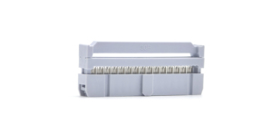 ซ็อกเก็ต IDC ระยะพิทช์ 2.54 มม. 3 ชิ้น พร้อมฝาครอบตรงกลางแบบ Snap-on โค้งมน สีขาวอมเทา 30P - Product Image 2