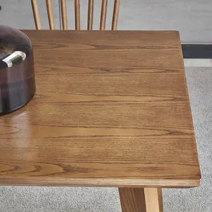 Ev mobilyaları Modern lüks ahşap yemek odası yemek masası seti