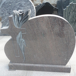 Marqueur <span class=keywords><strong>funéraire</strong></span> en granit sculpté à la main, pierre tombale personnalisée pour importateurs de monuments funéraires - Product Image 6