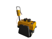 Mini-compacteur de sol diesel pour travaux de pavage routier, rouleau compresseur à double tambour, autopropulsé