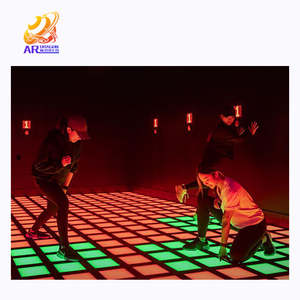 إضاءة مسرح حفلات تسلية داخلية متعددة الوظائف ، إضاءة أرضية تفاعلية Led نشطة - Product Image 2