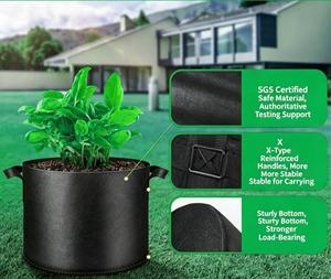 Sacs de culture en tissu pour plantes de pommes de terre, grande capacité, robustes, avec ourlets renforcés pour la plantation de légumes en jardin domestique - Product Image 2