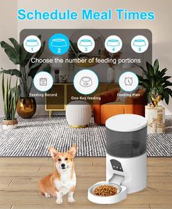 Best Verkopende Groothandel 4l Automatische Huisdiervoeder Smart <span class=keywords><strong>Dog</strong></span> Pet Bowls Timer Kat Automatische Voermachine - Product Image 4
