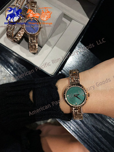 Luxury Women Mechanical <b>Watch</b> Sparkling Zircon Bezel Shiny Steel Band Elegant Round Dial Wristwatch For Daily Versacees - Product Image 3