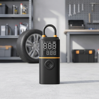 Compresseur d'air sans fil rechargeable en métal, gonfleur de pneus à gonflage rapide, affichage LED, sans huile, certifié CE, 0 bruit, garantie 3 ans