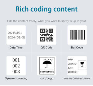 Waisu giá rẻ nhỏ cầm tay máy in phun hai chiều mã hóa máy cho lon Túi Ống-Ngày sản xuất máy in hóa đơn - Product Image 6