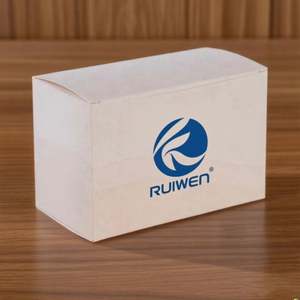 Custom High-End Double Insert Folder Hook Waterproof Matt Lamination Long Color Printing Durable White Cardboard Recyclable - Product Image 1