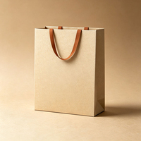 Sac de shopping en papier personnalisé de luxe, imprimé avec des motifs géométriques, toutes les couleurs, emballage cadeau durable, sac fourre-tout avec poignée en ruban