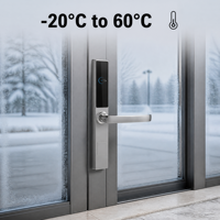 Cerradura Electrónica Inteligente para Hotel, Acero Inoxidable 304, Múltiples Cerraduras 2085-6085 para Puerta Corredera de Aluminio y Vidrio