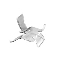 Présentoir à bijoux en acrylique YZJ-3, style chaise, style champignon, pour pendentifs en cristal, breloques, accessoires ; base en pierre brute minérale