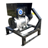 Typ 10kW Auto-Start Offener Rahmen-Generator 50Hz Wechselstromgenerator Bewegliche Welle 1500 U/min 220V für Landwirtschaft 12K-3 Zuverlässiger Manueller Start