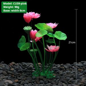 Milieuvriendelijke Plastic <span class=keywords><strong>Lotus</strong></span> <span class=keywords><strong>Aquarium</strong></span> <span class=keywords><strong>Aquarium</strong></span> Ornamenten Verlichting Voorzien Van Verpakte Woonkamerdecoraties - Product Image 3