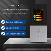 Detector Antiespía Vodasafe, Detector de Señales RF (0.5-6GHz), Escáner de Luz Roja IR y 695nm, Detector de Cámaras Ocultas/Dispositivos de Espionaje/Localizadores GPS con un Solo Clic