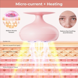 Masajeador Facial de Uso Doméstico con 7 Luces de Colores, Instrumento de Belleza Portátil para Cuello, Importador de Esencia para Manos y Cuello, Masajeador Facial - Product Image 4