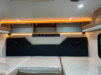 Ecocampor fibre de verre RV camping-car expédition camion camping-car pour le camping fabriqué camion lit camping-car remorque