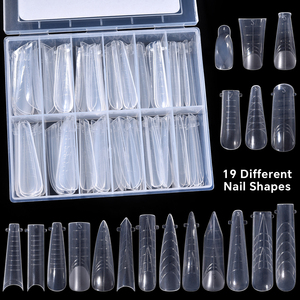 120 pièces de moules à ongles doubles en ABS pour extension rapide de gel UV, moules supérieurs pour ongles en acrylique, accessoires pour doigts, outil pour salon - Product Image 2