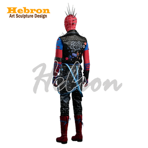 Conjunto Completo Personalizado de <span class=keywords><strong>Spider</strong></span>-Punk, Colección Personal, Disfraz de Personaje de Película, Cosplay, Evento de Halloween, Actuación, para Hombre #   Adulto - Product Image 5