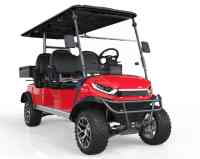 Voiture de golf électrique tout-terrain 4 places alimentée par batterie lithium-ion d'occasion familiale Véhicule utilitaire Dune Buggy