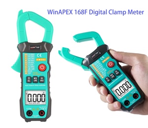 Pince <span class=keywords><strong>amp</strong></span>èremétrique de poche WinAPEX 168F avec affichage 3,5/6 chiffres, plage de mesure automatique et protection contre les tensions CC 1000V - Product Image 1