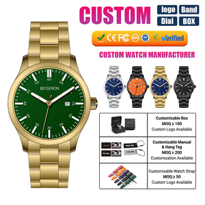 Reloj de Cuarzo <span class=keywords><strong>Invic</strong></span> para Hombre con Logotipo Personalizado, Correa de Acero Inoxidable, Estilo Casual, Esfera de 43 mm de Diámetro, Venta Directa del Proveedor - Product Image 1