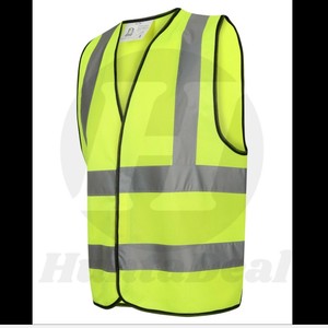 Hi VI chaleco reflectante de seguridad amarillo 3M chaleco reflectante chalecos de seguridad fluorescentes Chaleco de alta visibilidad chaquetas reflectantes - Product Image 2
