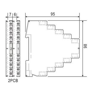 24V 3 linhas Industrial SPD Surge Protection Device - Product Image 2