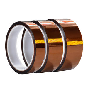 Cinta de Poliimida PI, Antiestática, para Alta Temperatura, Cinta Dorada para Contactos, Ancho de 5-50 mm, Adhesivo Sin Residuos, Aislamiento para PCB/Baterías de Litio, Color Ámbar - Product Image 5