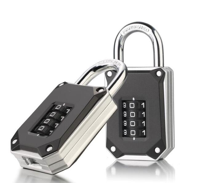YH2147 Waterproof Digital Lock 4 Resettable Combination Padlock for School and Gym Easy-to-Use Code Padlock