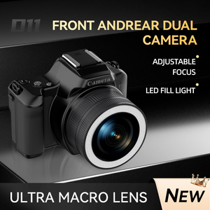 กล้องพกพา D11 48MP HD คุณภาพสูง บันทึกวิดีโอได้ ระบบออปติคอล 16 เท่า น้ำหนักเบา เหมาะสำหรับการถ่ายภาพท่องเที่ยว พร้อมระบบกันสั่น - Product Image 2