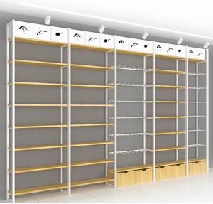 Étagère de présentation <span class=keywords><strong>Minso</strong></span> moderne personnalisée en bois, autoportante, pour épicerie, supermarché - Product Image 2
