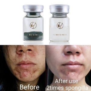 Date éponge Microneedle Peel traitement de l'acné aiguille sérum algues éponge réparation de la peau anti-âge